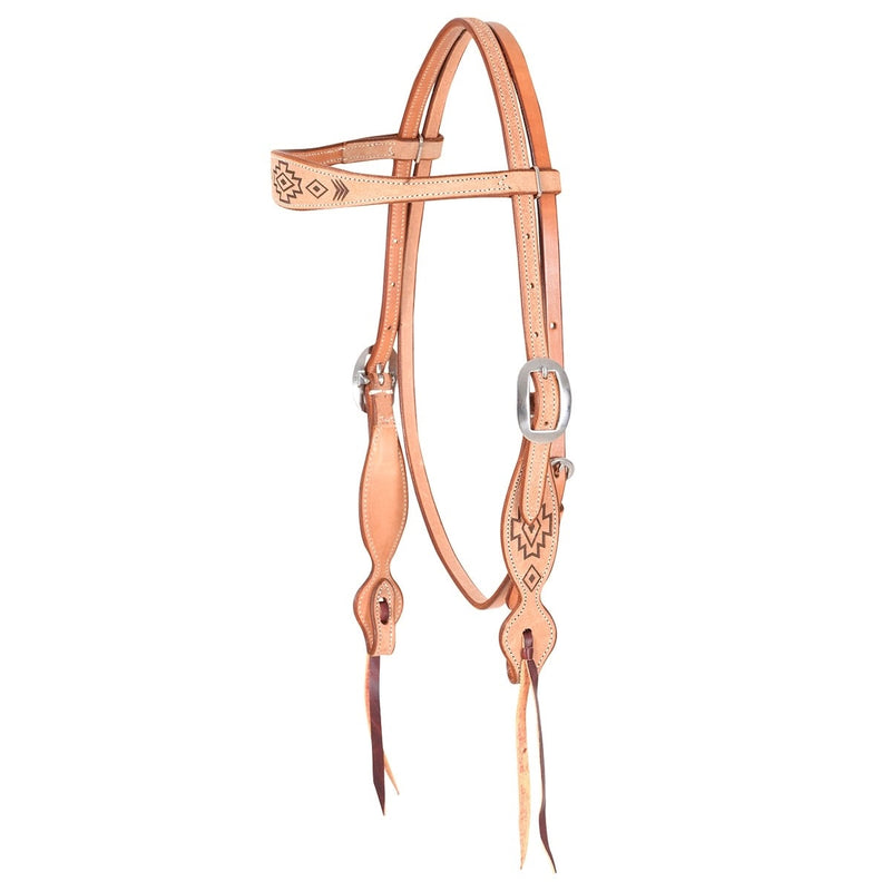 Martin Southwest Lazer Design Roughout Browband Headstall