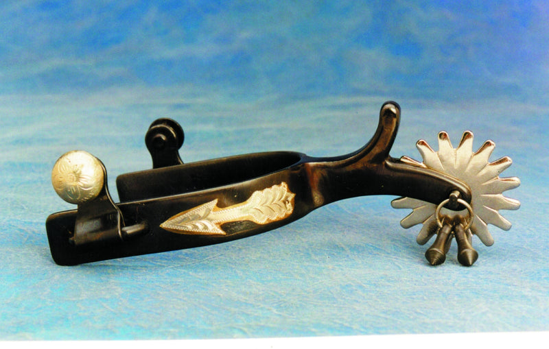 Colorado Saddlery Ladies Inlaid Arrow Spurs