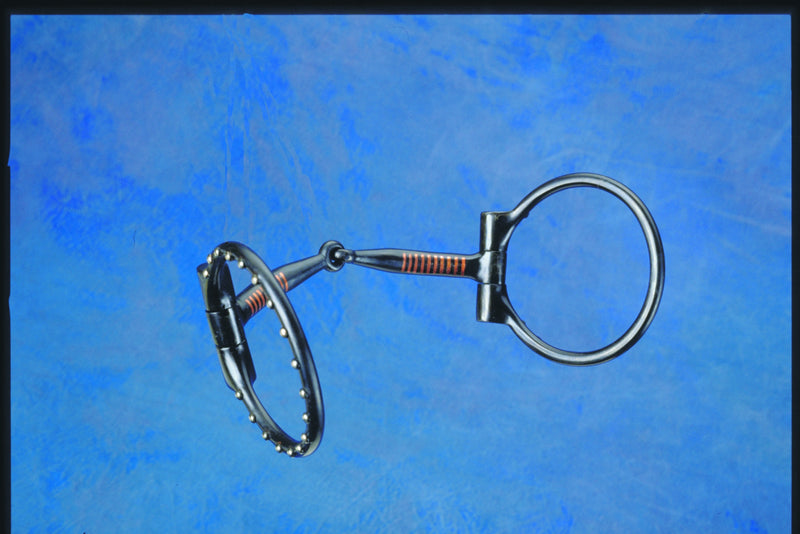 Colorado Saddlery Gun Metal Blue Dee Snaffle Bit