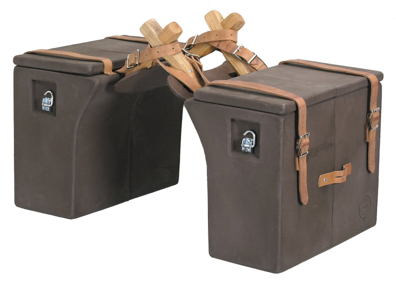 Colorado Saddlery Hard Side Panniers With Web Straps