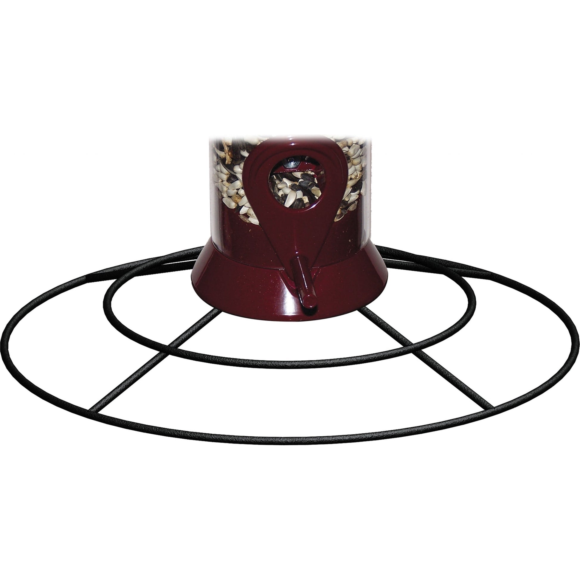 Droll Yankees Tidy Perch And Bird Feeder Stand Blk