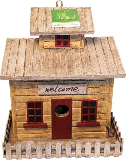 Songbird Songbird Beach Cottage Bird House Tan