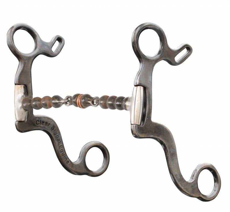 Pro Choice Clear Signal Equine Shank Snaffle Bit