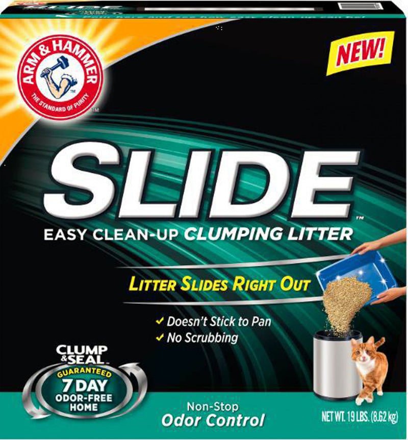 Church & Dwight Co Inc Slide Non-Stop Odor Control Clumping Litter