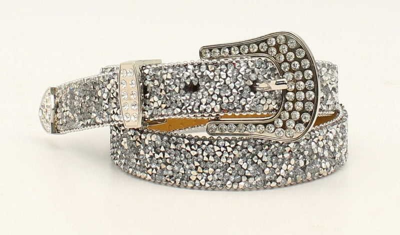 Ariat Lady 1 1/2 SculptFloral Embos Fancy Belt Lg