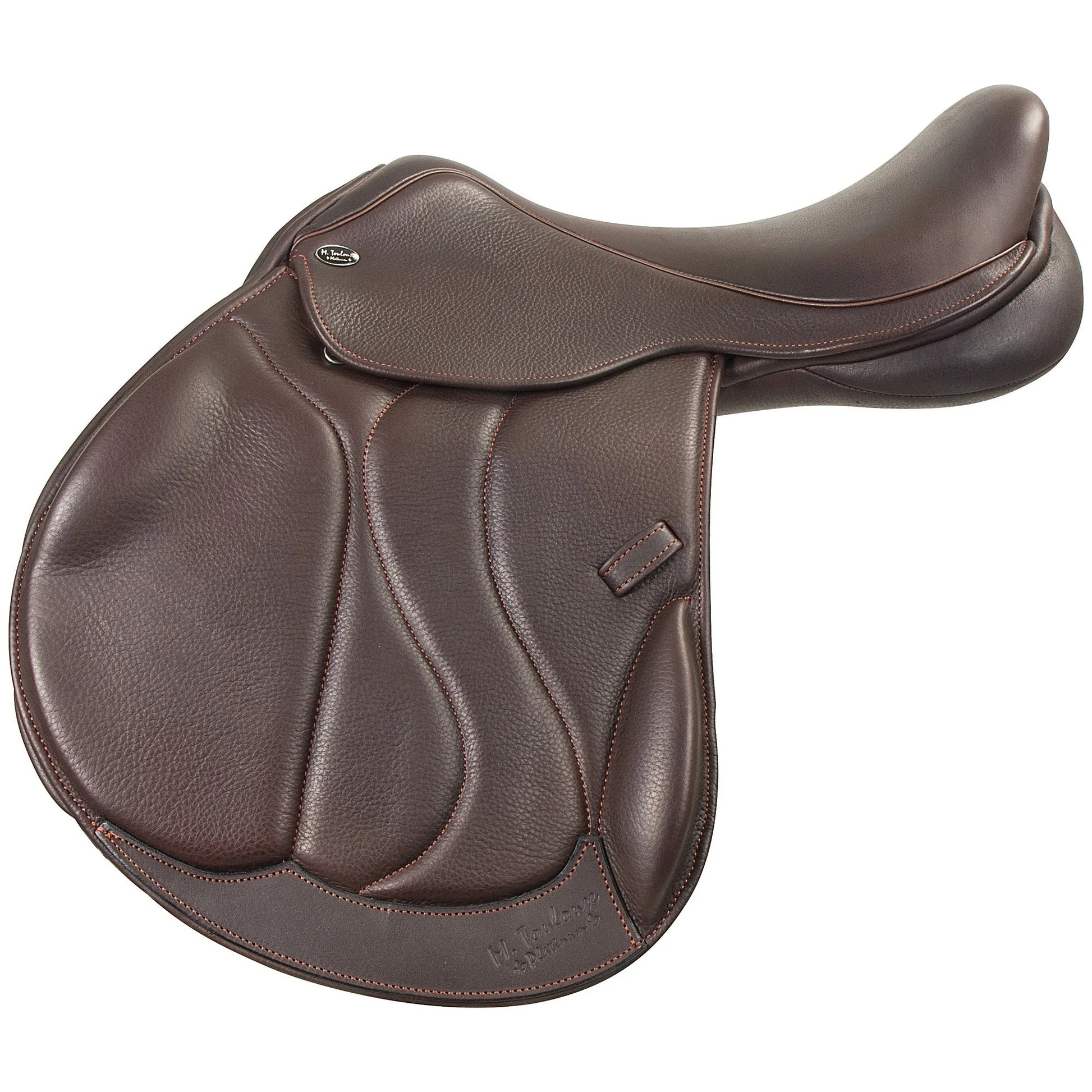 M. Toulouse Marielle +4 Platinum Monoflap Eventing Saddle with Genesis