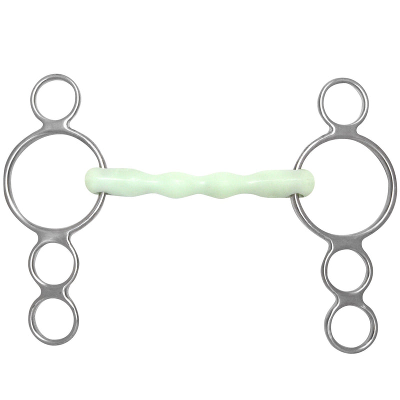 Toklat 4-Ring Apple Flexi Mullen Gag Bit 5