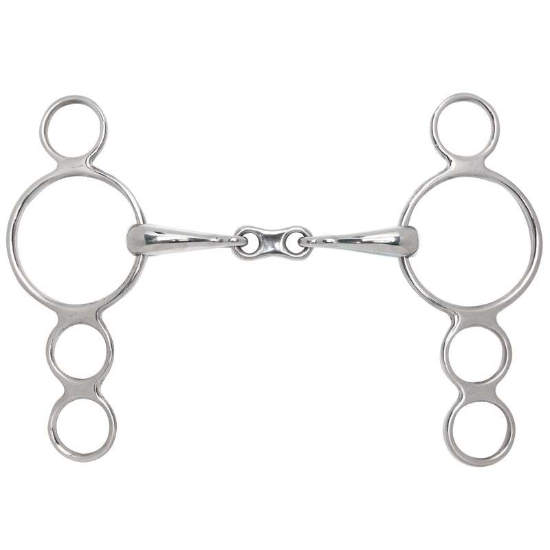 Toklat 3Ring Contin French Link Gag Bit - 21mm 5