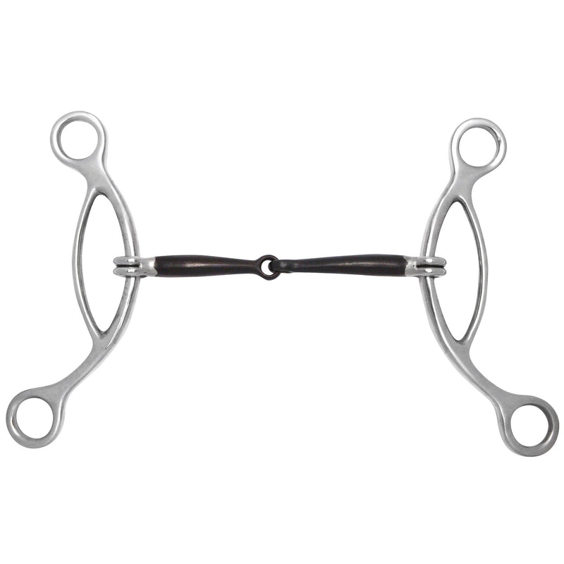 Toklat Sweet Iron H Gag Snaffle Bit 5 Brn