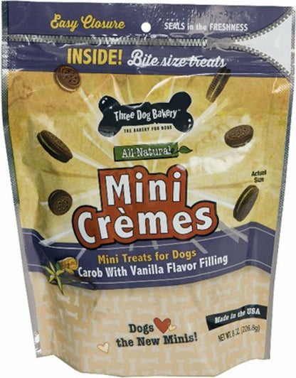 Mini Classic Cremes Treats 8oz Carob Vanilla