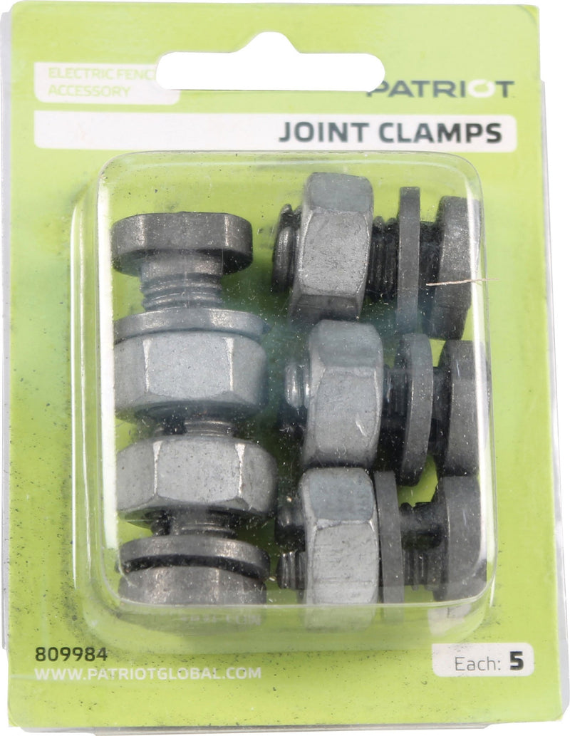 Patriot Joint Clamps 5 Pack Silver