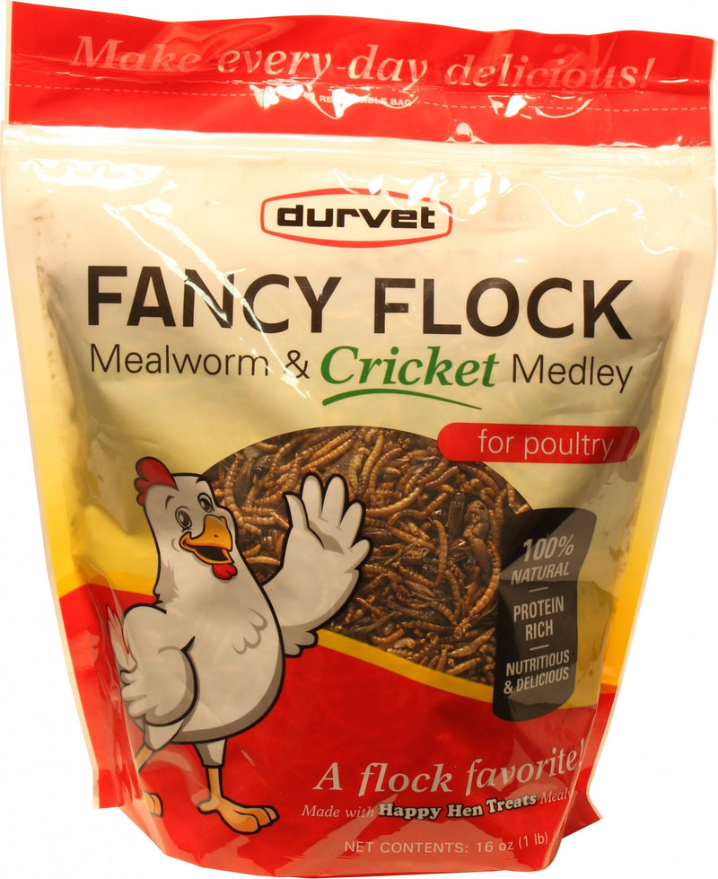 Fancy Flock Mealworm 16oz Cricket