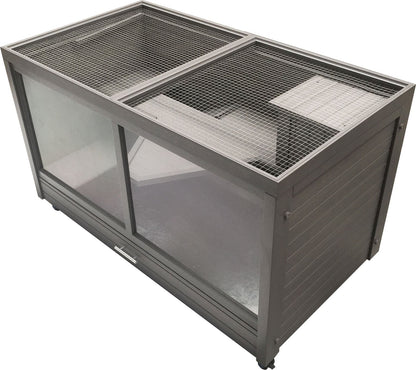 New Age Pet ecoFLEX Grey Park Avenue Indoor Hutch