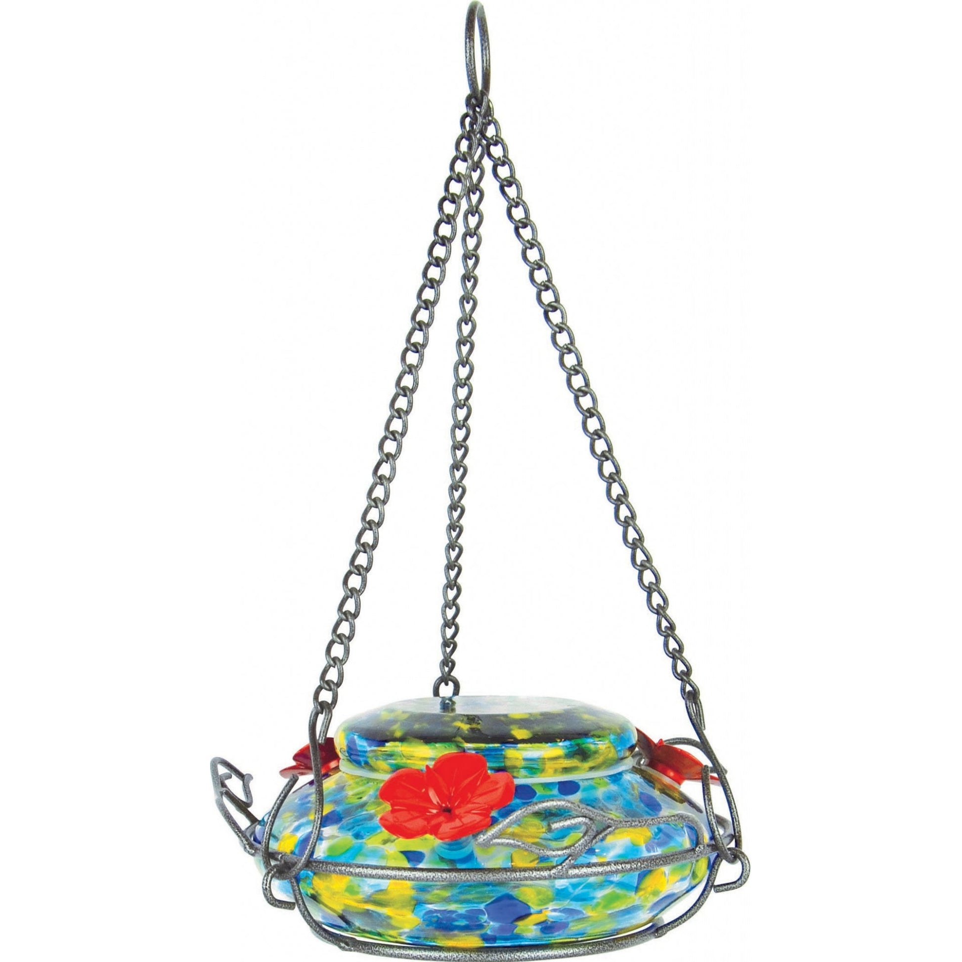 Illuminated Top-Fill Hummingbird Feeder Blue