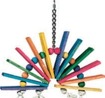 Happy Beaks Over The Rainbow Bird Toy Large