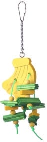 Happy Beaks Banana Bird Toy Small