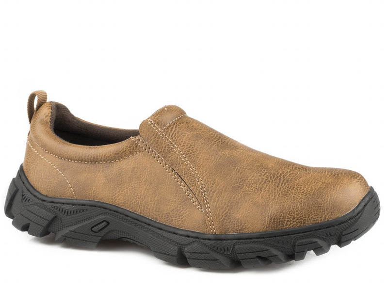 Roper Mens Cotter Tan Slip On Shoes