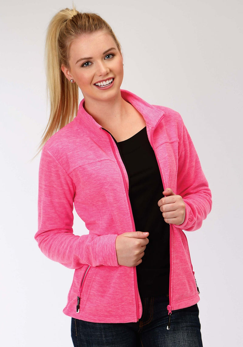 Roper Ladies Pink Micro Fleece Jacket