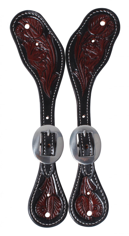 Professionals Choice Floral Spur Straps Ladies Mul