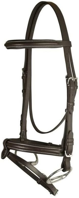 Da Vinci Plain Raised Padded Event/Dressage Combo Bridle