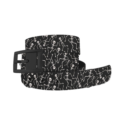 C4 Belt Dancing Skeletons Belt with Black Buckle O