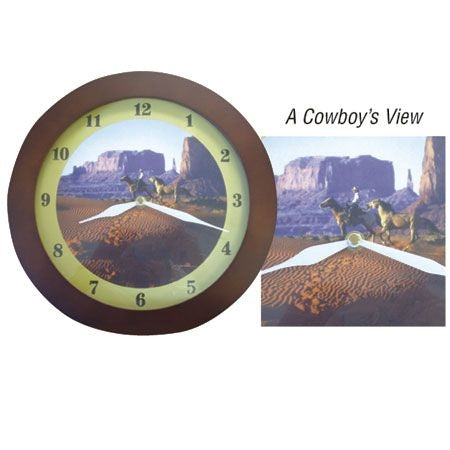 Cowboy Clock Desert