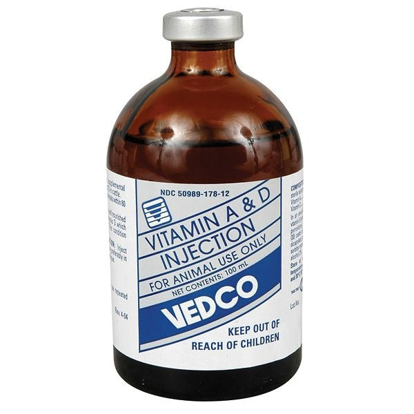 Durvet Vitamin A D Injectable Solution 100 ml