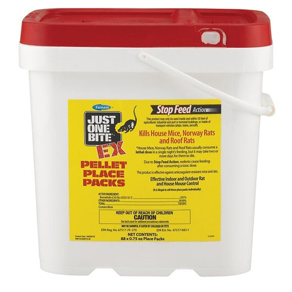 Farnam Just One Bite EX Pellet Place Packs - 88 ct