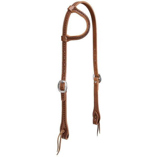 Tooled 1 Ear Headstall