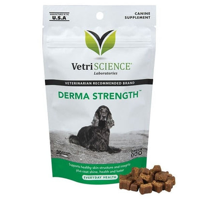 VetriScience Derma Strength Chews for Dogs