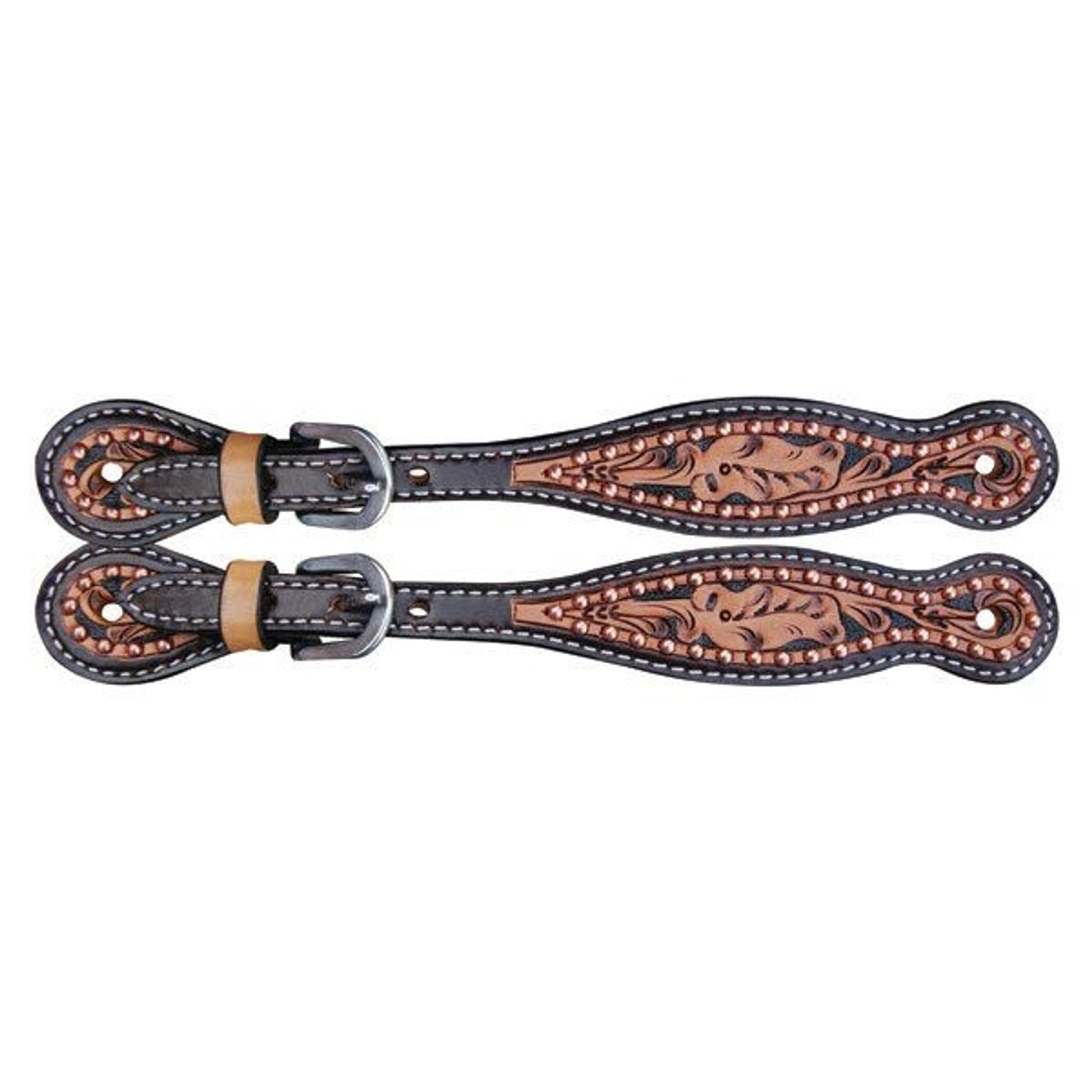 Prairie Rose Straight Spur Strap
