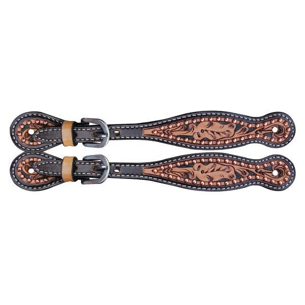 Prairie Rose Straight Spur Strap
