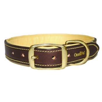Deerskin and Leather Dog Collar