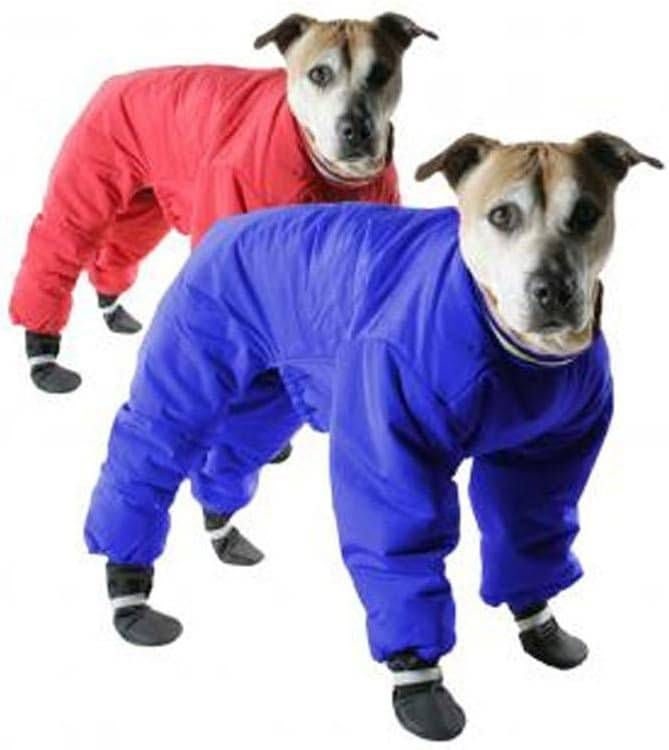 Muttluks Red Reversible Dog Snowsuit