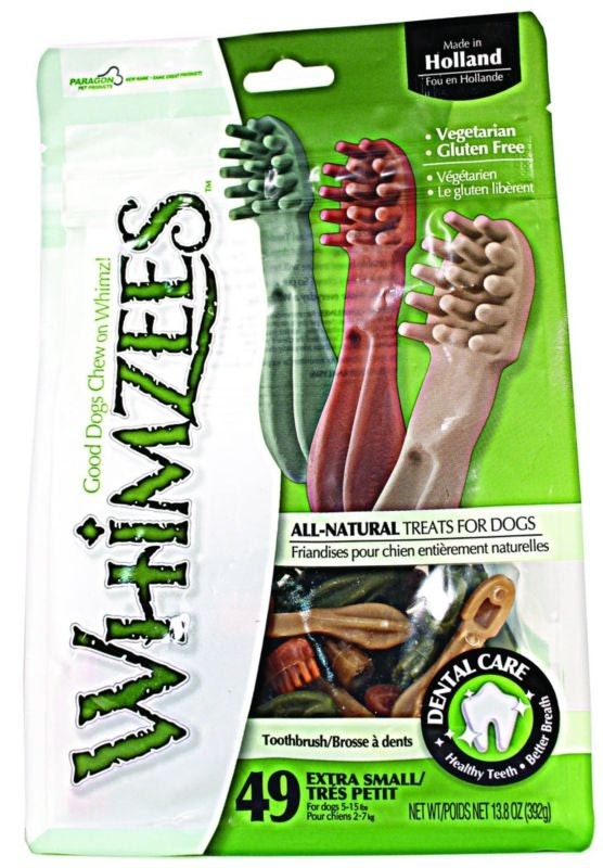 Whimzees Toothbrush Star Dental Dog Chew