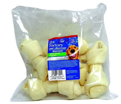 Pet Factory 4-6 Inch Small Dog Rawhide 10 Pack