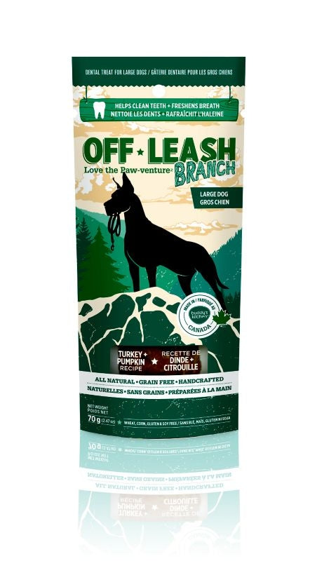 Off-Leash Dental Chew Branch for Large Dogs