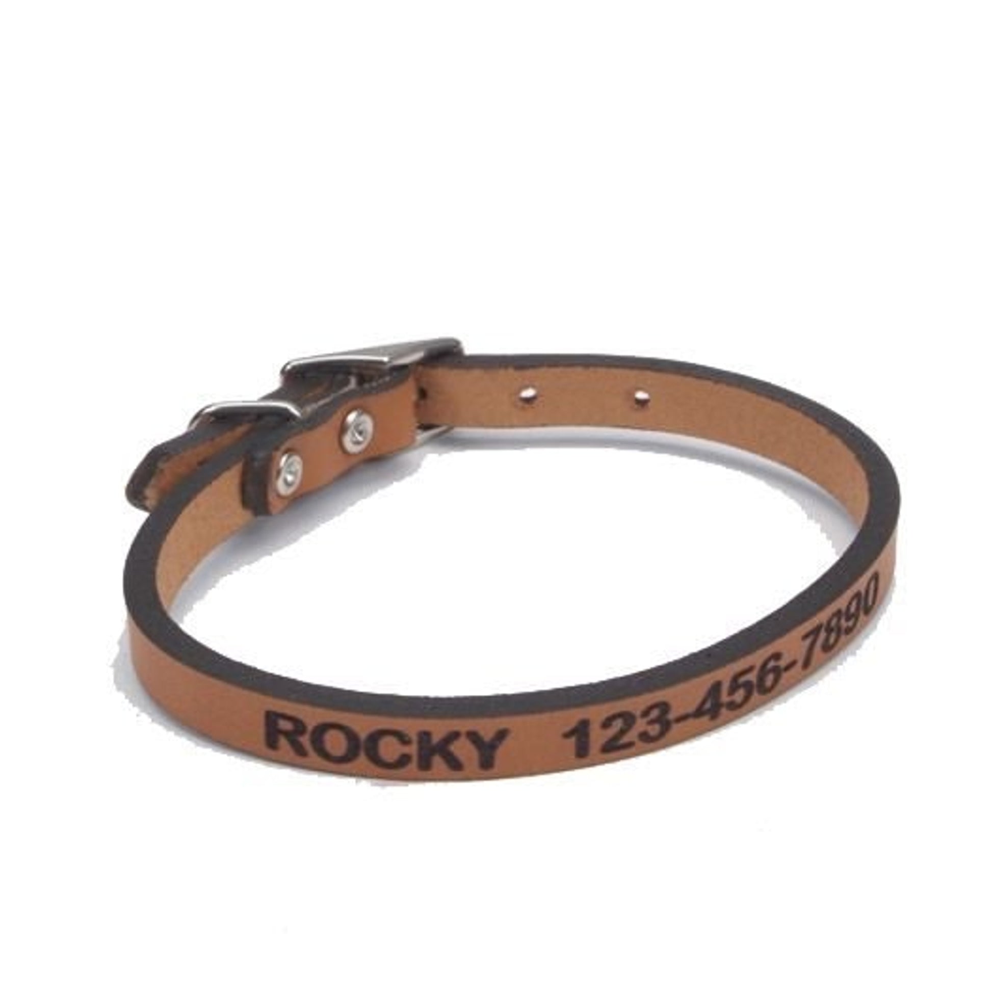 Personalized Leather Dog Collar