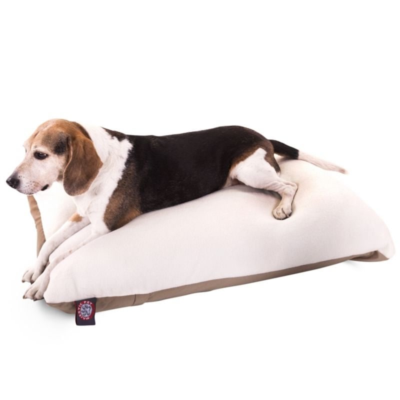 Majestic Pet Khaki Rectangle Pet Bed