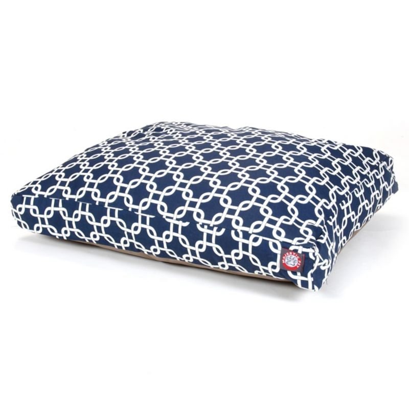 Majestic Outdoor Navy Links Rectangle Pet Bed