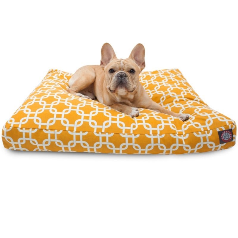 Majestic Outdoor Yellow Links Rectangle Pet Bed