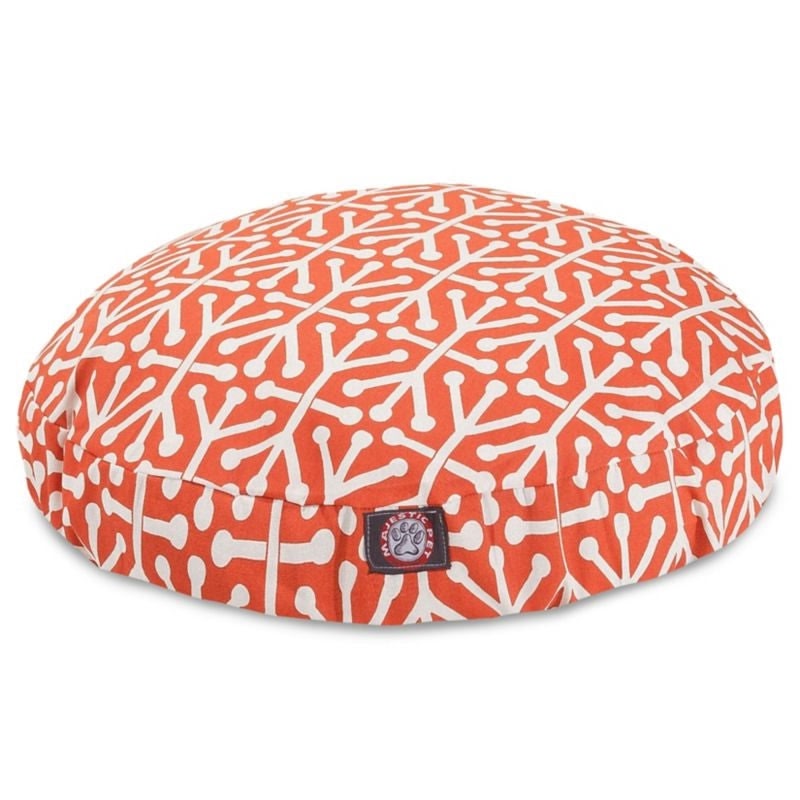 Majestic Pet Outdoor Orange Aruba Round Pet Bed