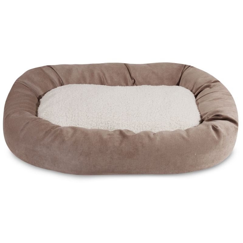 Majestic Pet Pearl Villa Sherpa Bagel Bed