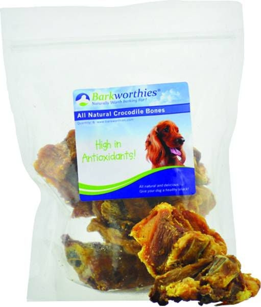 Barkworthies Crocodile Bones Dog Chew