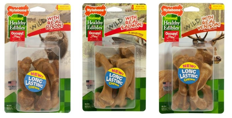 Nylabone Healthy Edibles Wild Venison SM 4 pack