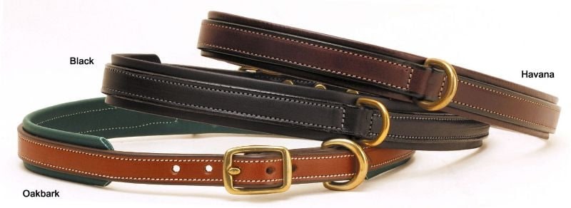 Tory Leather Padded Dog Collar