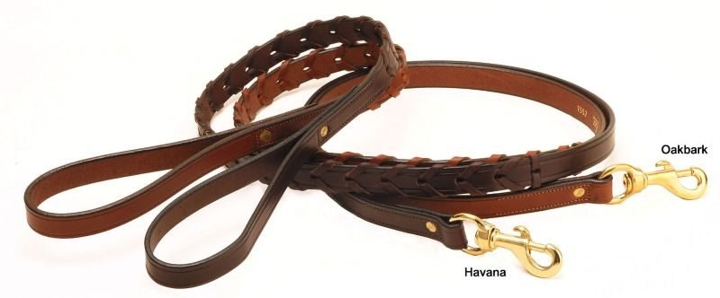 Tory Leather Laced Dog Leash