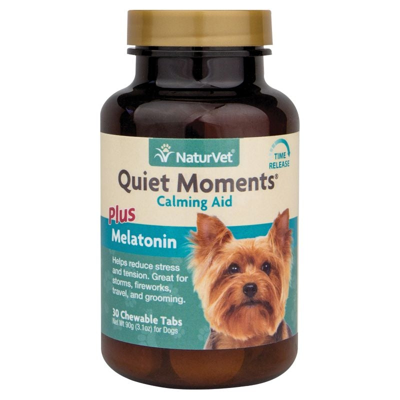NaturVet Quiet Moments Calming Aid Chew Tabs