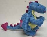 goDog Periwinkle Dragons Dog Toy