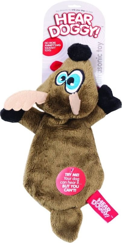 Hear Doggy Ultrasonic Flats Dog Toy